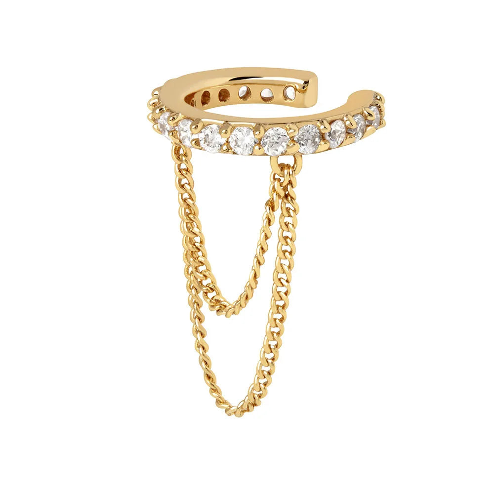 Chain Drop Ear Cuff | Austin Adorn