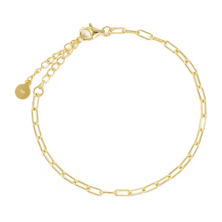 【待望の最新作】≪ADRAR≫ Circle Link Chain Bracelet (Gold) Gold Circle Chain & Pave Link Bracelet